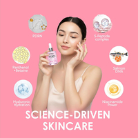 Sérum Peptidique PDRN ADN de Saumon pour le Soin de la Peau du Visage, Personnalisé OEM avec Logo Privé, Stimule la Production de Collagène