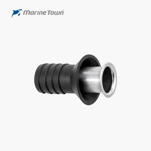 Nuevo tubo de drenaje de acero inoxidable Marine Town 304 y receptor de goma, accesorio de agua de drenaje de tamaño de 5/8 "para barcos, hardware de casco marino - Product Image 2