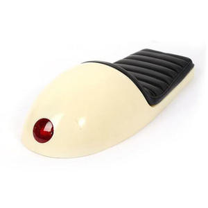 Siège de moto à coussin rétro Vintage, pour Cafe Racer, <span class=keywords><strong>selle</strong></span> à brouilleur, avec feu arrière - Product Image 3