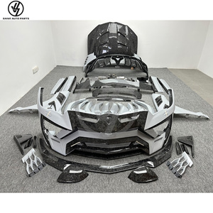 Kit de Carrocería de Fibra de Carbono Forjada Estilo MSY, Parachoques, Capó, Escape, Alerón, Guardabarros para Lambo URUS 2018-2019, Kit de Carrocería Ancha - Product Image 6