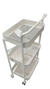 Modern Stainless Steel Foldable Cart Foldable Kitchen Gadgets 3 Layers Sample Available Easy Bulk Order Premium Folding Cart - Product Image 2