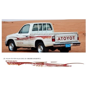Calcomanías para coche pegatinas de vinilo para carrocería de coche <span class=keywords><strong>4x4</strong></span> para coche Toyota hilux 2002 - Product Image 6