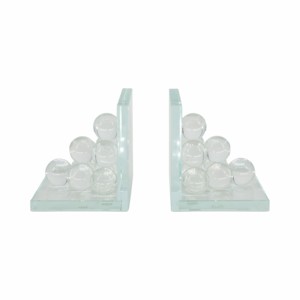 Fermalibri in Vetro a Forma di Sfera, Decorazione Moderna per Libreria, Accessorio per Scrivania Casa e Ufficio - Product Image 1