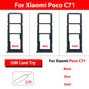 Tiroir de <span class=keywords><strong>carte</strong></span> SIM en gros pour <span class=keywords><strong>Xiaomi</strong></span> Poco C71, support de <span class=keywords><strong>carte</strong></span> SIM, tiroir de mémoire, durable, pièces de rechange pour téléphone - Product Image 6