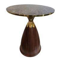Noir Or Métal Moderne Blanc Marbre Bois Top Nordic Nest Table Set 2 Tables Basses pour Meubles de Salon