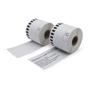 DK2205 62mm*30480mm 2-3/7"*100' Compatible con Impresora <span class=keywords><strong>Brother</strong></span>, Etiqueta Térmica Directa con Soporte - Product Image 4