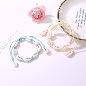 Summer Sea Ocean Cowrie Shell <b>Strings</b> Braided <b>Bracelets</b> Woven <b>Bracelet</b> for Women - Product Image 3