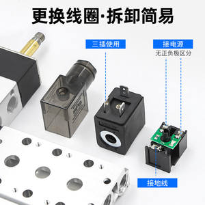 <span class=keywords><strong>Bloc</strong></span> <span class=keywords><strong>de</strong></span> vanne solénoï<span class=keywords><strong>de</strong></span> 4V210-08, vanne <span class=keywords><strong>de</strong></span> commande pneumatique 110, contrôleur <span class=keywords><strong>de</strong></span> cylindre en îlot, base <span class=keywords><strong>de</strong></span> barre omnibus DC24V - Product Image 2