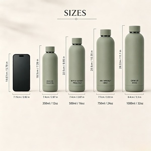 Lightweight Stainless Steel Vacuum Insulated Custom English Letter Print Reusable for School Gym Daily Hydration Business Gifts - Product Image 2