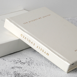 Vente en gros de coffret cadeau journal A5 en papier kraft avec manifeste carnet d'autosoins à couverture rigide personnalisé - Product Image 6