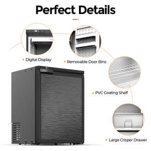 Alpicool Cr90 RV Tủ Lạnh 12V Máy Nén Cooler AC DC Kép Sử Dụng Tủ Đông Dễ Dàng Để Cài Đặt Xách Tay Tủ Lạnh Cho Xe Tải Van Du Thuyền - Product Image 4