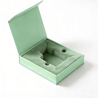 Boîte d'emballage de parfum personnalisée avec revêtement mat doux au toucher et impression UV, emballage cadeau de luxe haut de gamme
