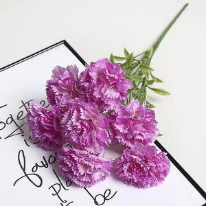 Ghirlanda di Garofani Artificiali Personalizzabile di Alta Qualità per Matrimoni, Decorazioni Floreali, Arredamento Soggiorno, San Valentino - Product Image 5