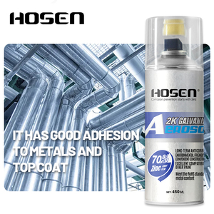 สี70% มีส่วนผสมของสังกะสีสององค์ประกอบที่มีส่วนผสมของน้ำยึดติดกับสีสเปรย์ละอองโลหะสังกะสีได้ดี - Product Image 2