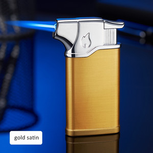 Mechero de butano de alta calidad para cocina, encendedor de Gas rellenable para barbacoa, elegante y a prueba de viento, llama de chorro - Product Image 3