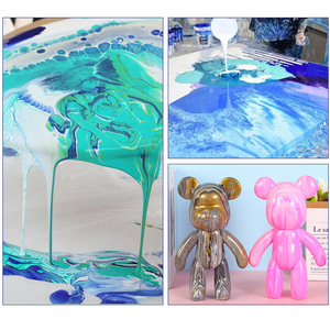 Pintura Acrílica Fluida Foska de 60 ml, 18 Colores, No Tóxica, para Vertido, Arte Fluido, para Estudiantes, Niños y Adultos - Product Image 5