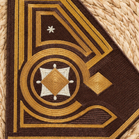 Grande broderie géométrique, patch décoratif pour col, applique pour robes, vestes, vêtements, accessoires de confection DIY