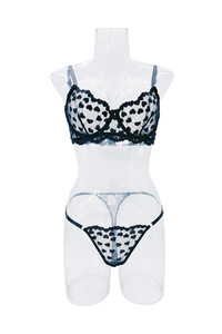 Ensemble de lingerie de qualité supérieure avec soutien-gorge à armatures et culotte sexy pour femme - Product Image 5