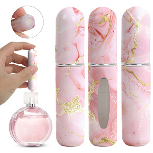 Conteneur cosmétique vide portable et réutilisable à motif floral pour le stockage – Vente en gros - Product Image 1