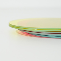 Petit verre transparent pour instruments, feuille de verre feuilleté, jauge de pression, 3+3nn 2+2mm