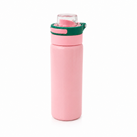 Bouteille d'eau isotherme en acier inoxydable de qualité supérieure, moderne, sans BPA, avec isolation sous vide 12-24h, couvercle anti-fuite pour le sport, les voyages et les activités de plein air