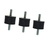 Isolateur de vibrations personnalisé en caoutchouc et silicone Bloc silencieux en caoutchouc moulé noir Coussinets à douille en caoutchouc pour pare-chocs