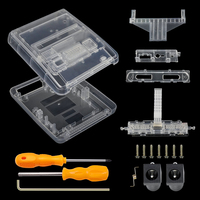Bitfunx boîtier en plastique de remplacement accessoires de jeu rétro coque de Console pour Nintend pour SFC boîtier transparent étui translucide