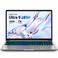 Laptop Model Terbaru 16 Inci Intel Core Ultra 9 285H 32GB LPDDR5 1TB SSD Windows 11 Komputer Notebook OEM ODM Siap Pabrik