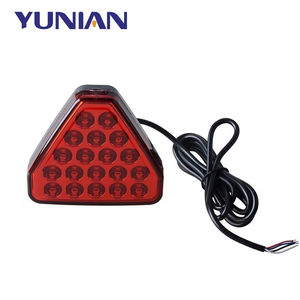 通用F1三角风格轻型汽车先导停止安全灯运动型后第三刹车灯汽车尾部警告制动信号灯 - Product Image 1