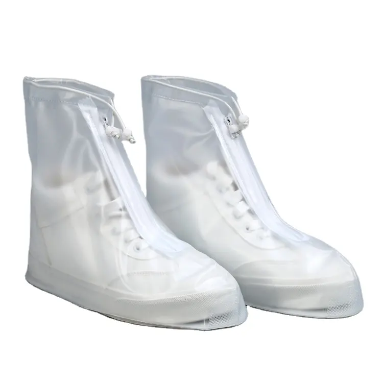 Amazon hot sale pvc shoe cover rain reusable waterproof protector rain boots for women men sport shoe covers