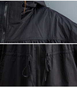 Nouvelle Collection Printemps 2026 – <span class=keywords><strong>Manteau</strong></span> Mi-Long à <span class=keywords><strong>Capuche</strong></span> pour <span class=keywords><strong>Femme</strong></span>, Style Britannique Décontracté - Product Image 5