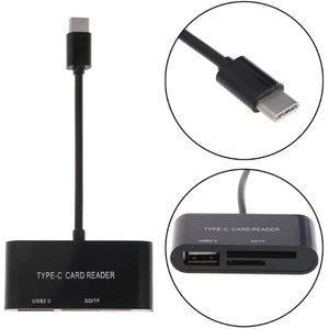 <b>Type</b> <b>C</b> Card Reader <b>USB</b> 2.0 SD TF Slot <b>Adapter</b> For Mobile Phone Laptop - Product Image 4