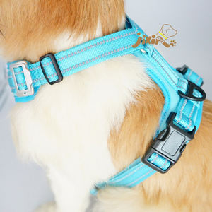 ODM diseño de lujo patrón fácil ajuste reflectante perro Arnes accesorios sin tirar <span class=keywords><strong>Funky</strong></span> perro arnés venta al por mayor ajustable con logotipo - Product Image 4