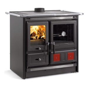 Rosa L 5.0 Wood <b>Stove</b> 9.5 Kw Steel Black Anthracite 97.5x67x86.1 Cm Natural Radiation Heating - Product Image 1