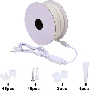 Bande lumineuse LED COB néon étanche IP65 AC220V, 288 LED, bande lumineuse LED en silicone pour la décoration de jardin et de Noël - Product Image 5