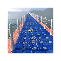 Blocs de Quai en PEHD Docks Flottants Modulaires Jetée Flottante Systèmes d'Amarrage Modulaires Docks à Bateaux Flottants Modulaires