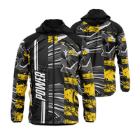 Veste de randonnée unisexe à capuche avec fermeture éclair et poche, imperméable, survêtement d'extérieur, épais, imperméable, survêtement de neige