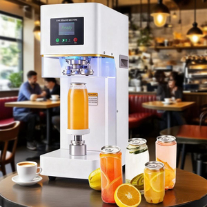 Tự động kim loại có thể niêm phong máy với PLC điều khiển và màn hình cảm ứng CE chứng nhận - Product Image 2