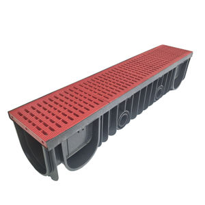 ระบบระบายน้ำพลาสติกสีดำท่อระบายน้ำพื้นโรงรถ - Product Image 1