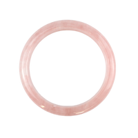 Bracelets en quartz rose pour femmes, pierres précieuses, breloques, amour, jade, grande taille, vente en gros