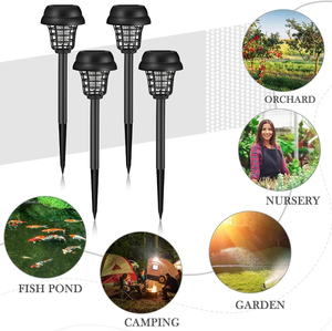 Piège à moustiques solaire pour jardin et pelouse, anti-insectes, étanche, anti-UV, vente en gros - Product Image 4