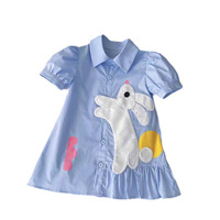 Robes d'été décontractées pour filles, imprimé animal, mignonnes, nouvelle mode 2025, vêtements pour enfants
