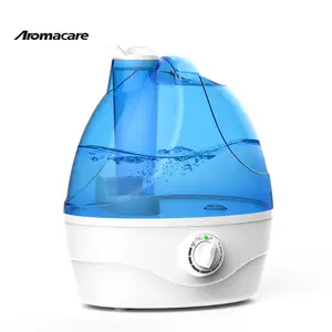 مرطب هواء Aromacare رخيص صغير سعة 2 لتر يعمل بالموجات فوق الصوتية لغرف النوم المنزلية