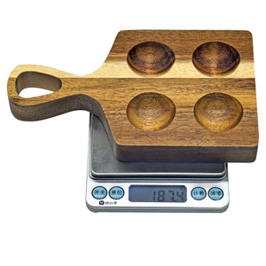 Peralatan Dapur 2025 Tempat Telur Kayu 4 Buah untuk Restoran, Kulkas, Ruang Makan & Bar, Penyimpanan Dapur - Product Image 3