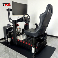 aluminium simulateur de cockpit de course siège voiture conduite simulateur de course jeu de cockpit simulateur de course