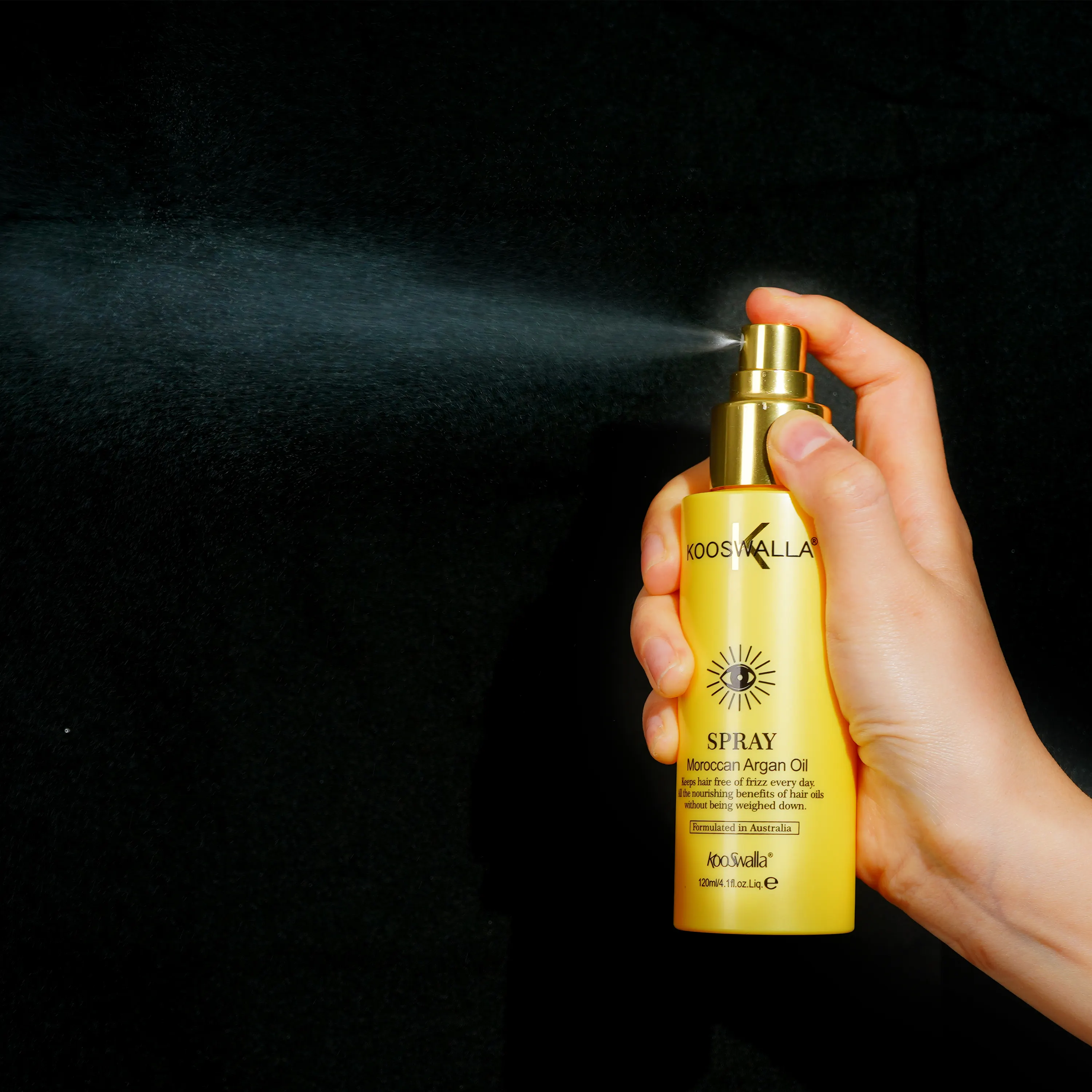 Professional salon hair fragrance mist 120ml argan oil hair perfume spray