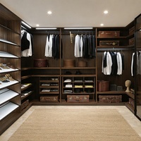 Système de dressing modulaire moderne, armoire intégrée sur mesure, système de rangement pour dressing