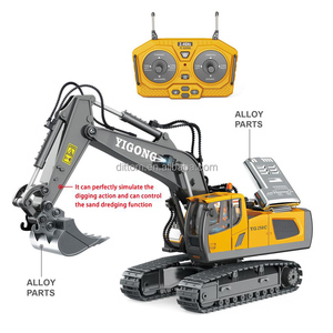Excavatrice RC YIGONG BC1043 1/20 11CH, pelle mécanique 2.4G, modèle de <span class=keywords><strong>camion</strong></span> de chantier en alliage, simulation d'ingénierie - Product Image 1