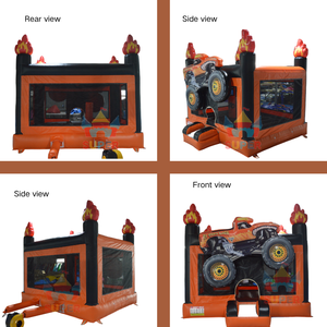 Château <span class=keywords><strong>gonflable</strong></span> commercial géant pour enfants, aire de jeux intérieure, camion <span class=keywords><strong>gonflable</strong></span>, grande structure de divertissement extérieure - Product Image 6