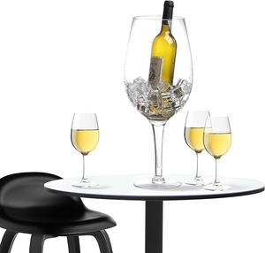 <span class=keywords><strong>Copa</strong></span> <span class=keywords><strong>de</strong></span> <span class=keywords><strong>Vino</strong></span> <span class=keywords><strong>Gigante</strong></span> <span class=keywords><strong>de</strong></span> 20 Pulgadas, Novedosa, Transparente, Decorativa, Soplada a Mano, Tipo Bordeaux, con Base para Corcho y Cubitera - Product Image 6